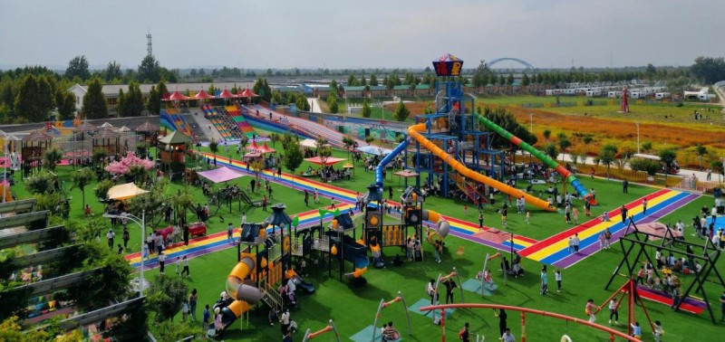 塔元庄同福乡村振兴园解锁春日休闲游新范式